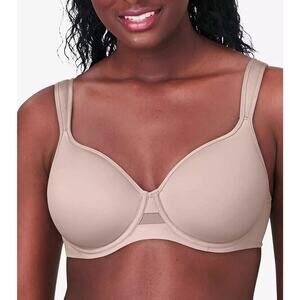 Bali DF3490 Passion for Comfort Breathable Minimizer Wired Bra 42DDD Taupe